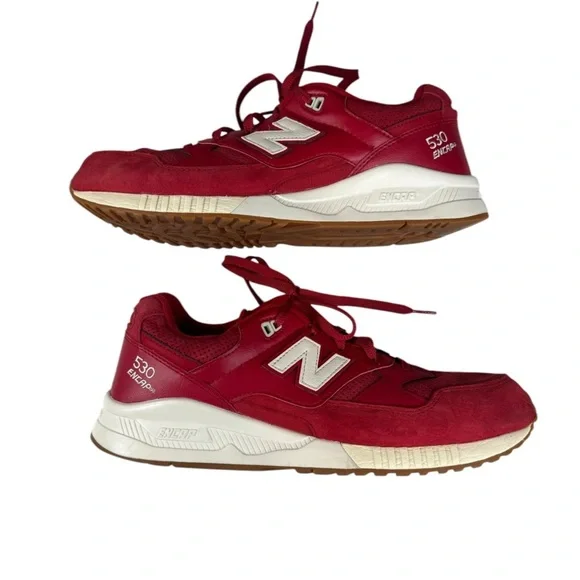New Balance 530 Red Sneakers Men’s Size 12 | Retro Dad Shoes Lifestyle - Picture 8 of 8